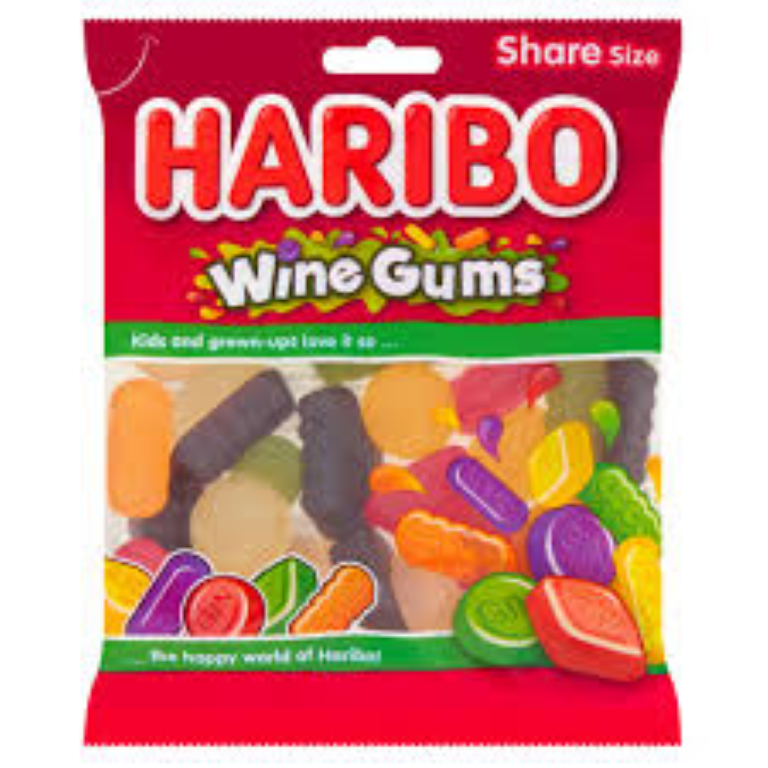 HARIBO WINE GUMS 160G